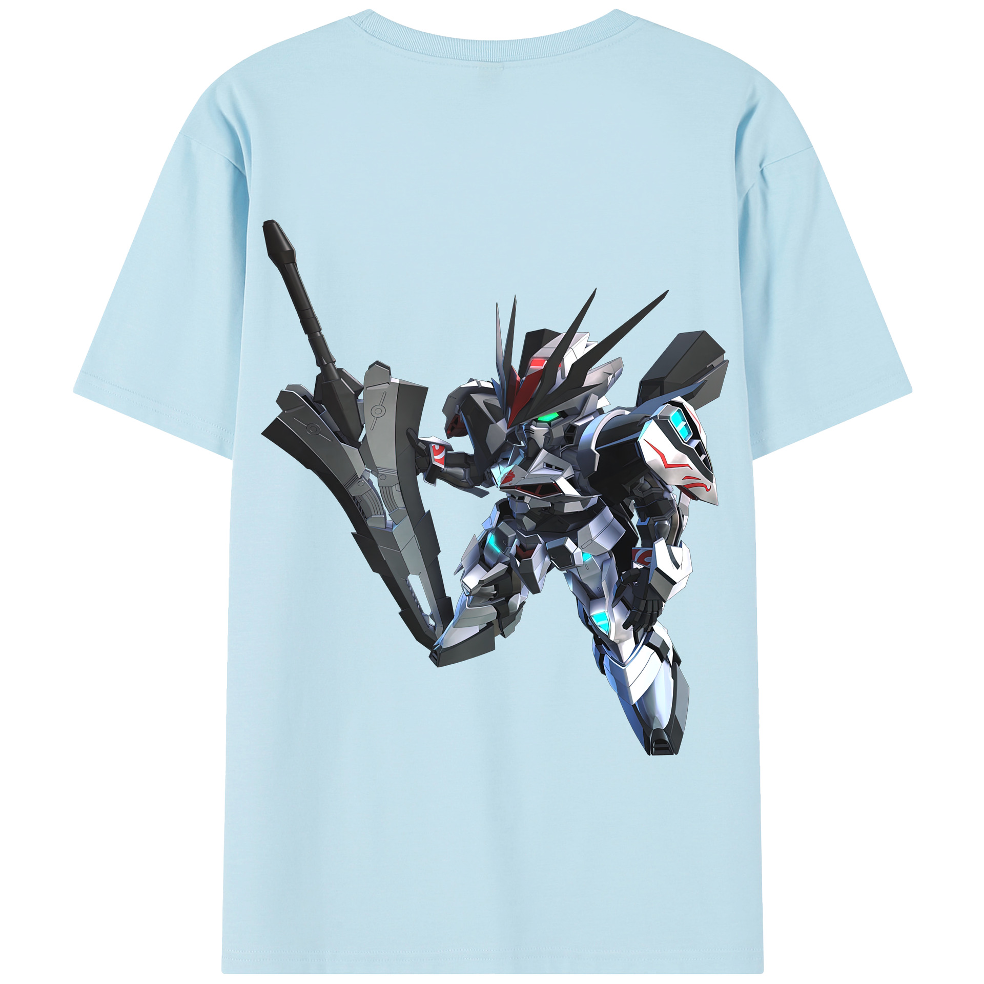 （画像用） 機動戦士ガンダム Mobile Suit Gundam 綿100％半袖Tシャツ（背面プリント）